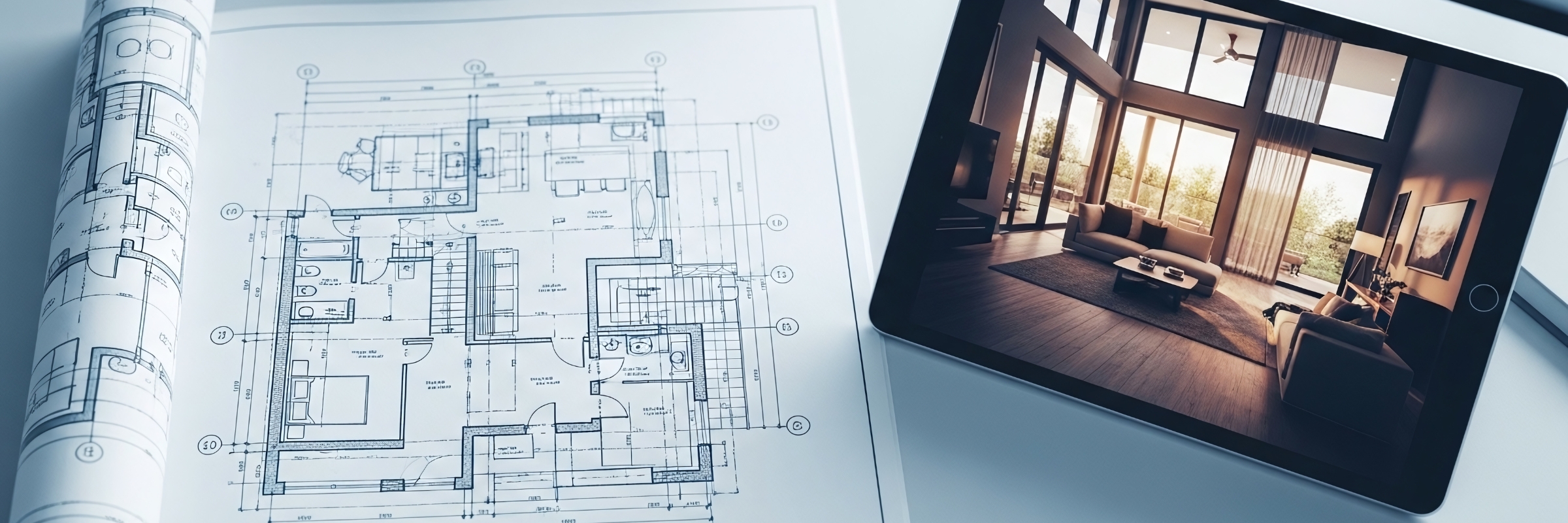 Construction banner — RFIs, submittals, dailies, lookahead, punch, closeout