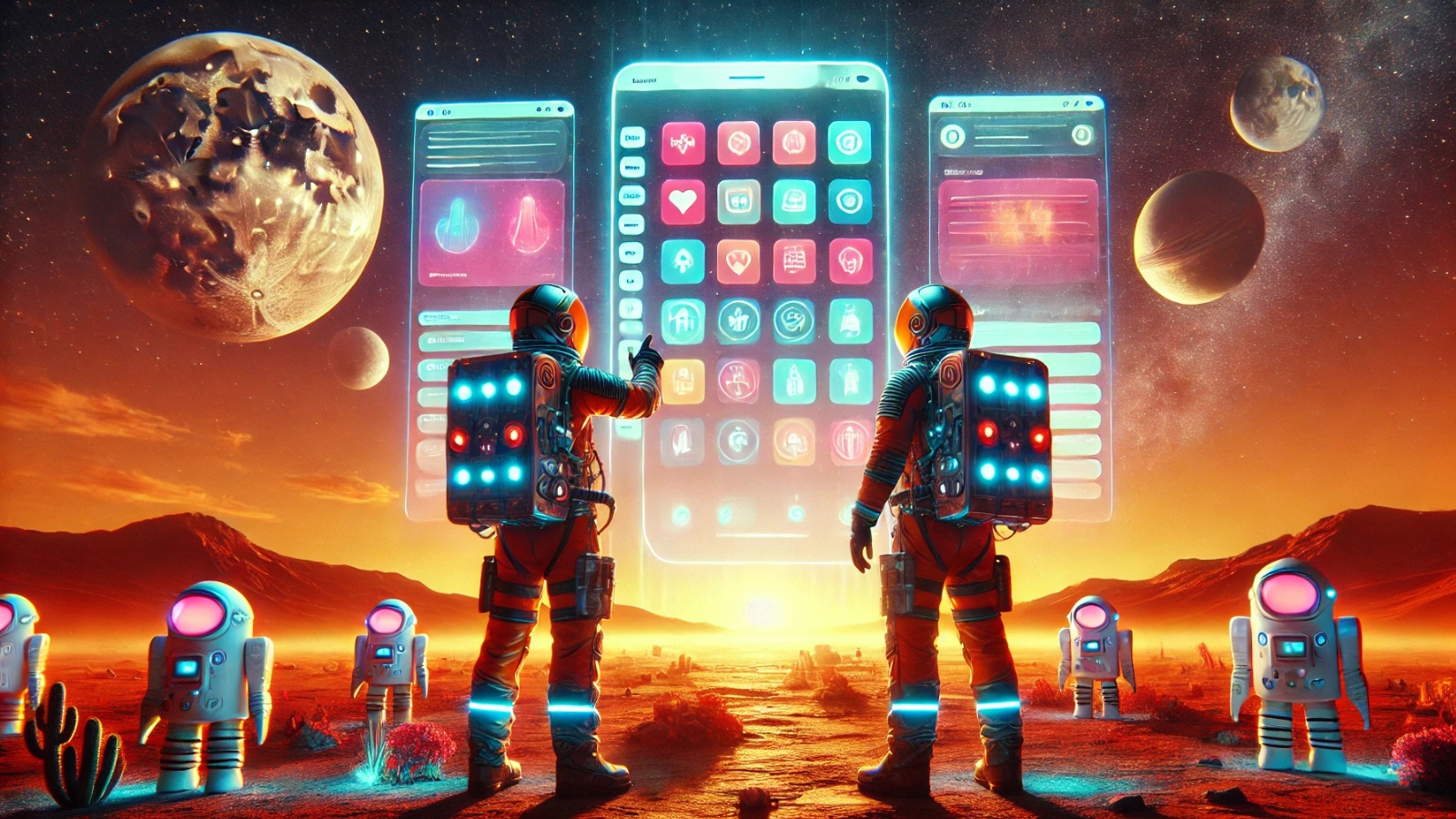 Envision 360 — teams collaborating on mobile and web app designs